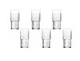 Hermia Juego de Vasos LV-HLN376F de 6 Piezas, 400 ml
